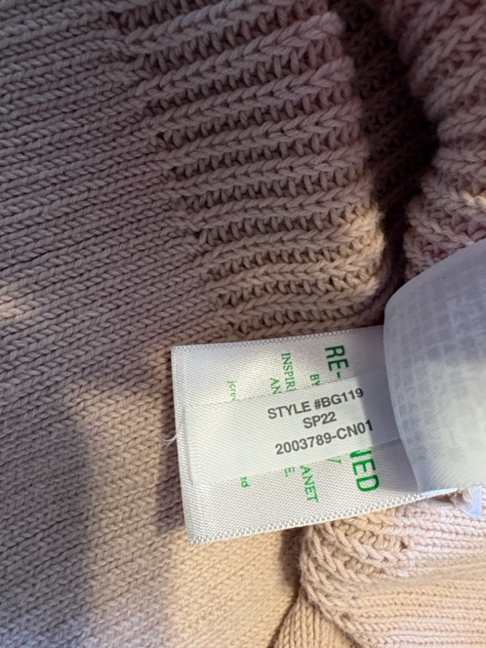 J. Crew Women's V-Neck Collared Sweater in Pale Blush - Picture 8 of 8